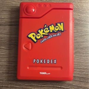 Vintage Pokemon POKEDEX Handheld Toy Tiger Electronics Tested Working 1998
